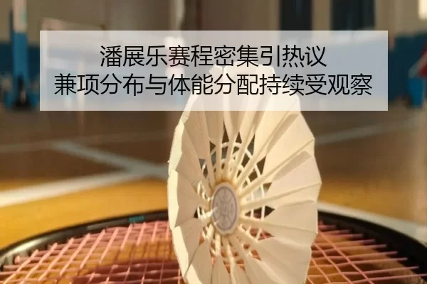 潘展乐赛程密集引热议 兼项分布与体能分配持续受观察